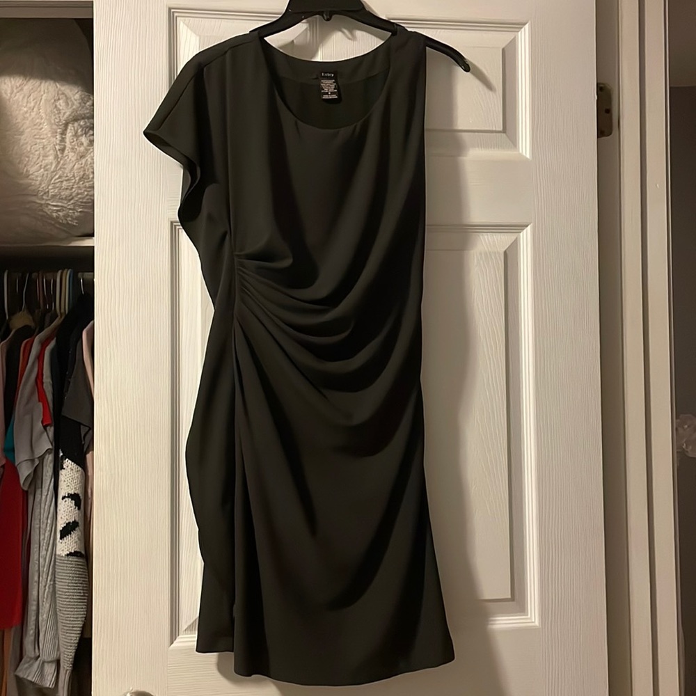 Size medium Esley dress, very dark green- almost a dark gray look